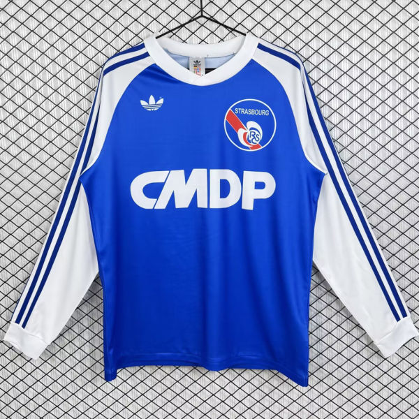 1978/1979 Strasbourg Home Retro Long Sleeve Soccer Jersey