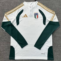 202627 Italy White Green Training Sweater