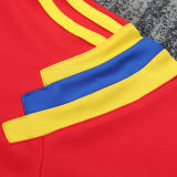 1990 Colombia Away Red Retro Kids Soccer Jersey