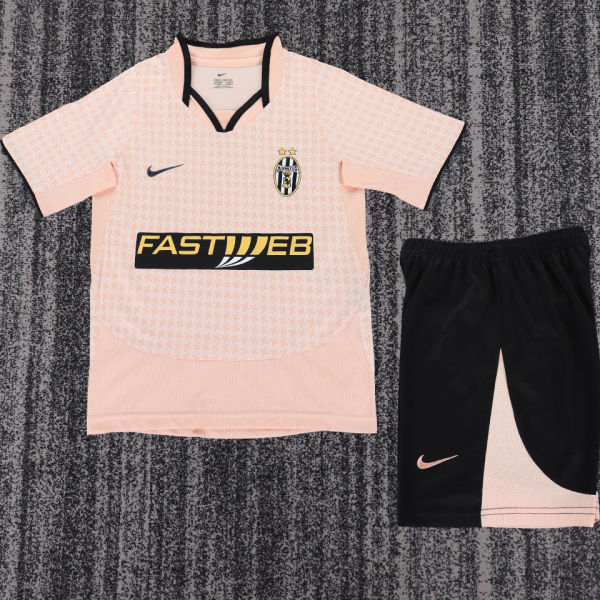 2003/2004 JUV Away Retro Kids Soccer Jersey
