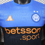 2025/26 In Milan 4TH Black Player Version Soccer Jersey