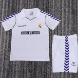 1988/1990 RM Home White Retro Kids Soccer Jersey