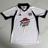 2001/2002 Fulham Home White Retro Soccer Jersey