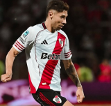 2025/26 River Plate Home White Long Sleeve Fans Soccer Jersey