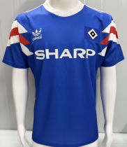 1990/1991 Hamburger Away Blue Retro Soccer Jersey