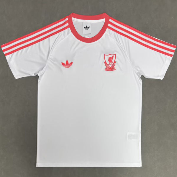2026 LFC White Retro StyleFans Soccer Jersey