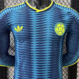 2026/27 Colombia Away Player Version Long Sleeve Soccer Jersey