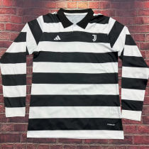 2025/26 JUV 4TH White And Blalck Fans Long Sleeve Soccer Jersey
