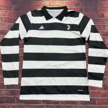 2025/26 JUV 4TH White And Blalck Fans Long Sleeve Soccer Jersey