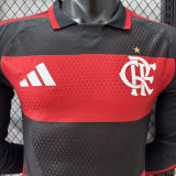2026/27 Flamengo Home Player Version Long Sleeve Soccer Jersey