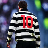 2025/26 JUV 4TH White And Blalck Fans Long Sleeve Soccer Jersey