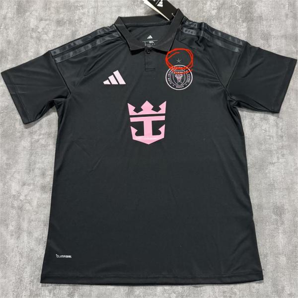 2026/27 Inter Miami Away Black Fans Soccer Jersey （With Star  带星）