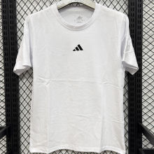 2026/27 AD White Casual Pure Cotton T-Shirt   T284 AD中间