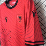 2026/27 Albania Home Red Fans Soccer Jersey 阿尔巴尼亚