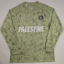 2026 FC Palestine Long Sleeve Fans Soccer Jersey 英文