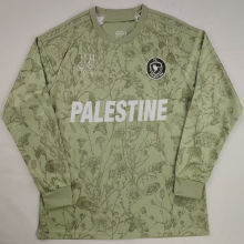 2026 FC Palestine Long Sleeve Fans Soccer Jersey 英文