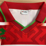 1994/1995 Morocco Home Red Retro Long Sleeve Soccer Jersey