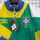 2026 Brazil Retro Style Windbreaker