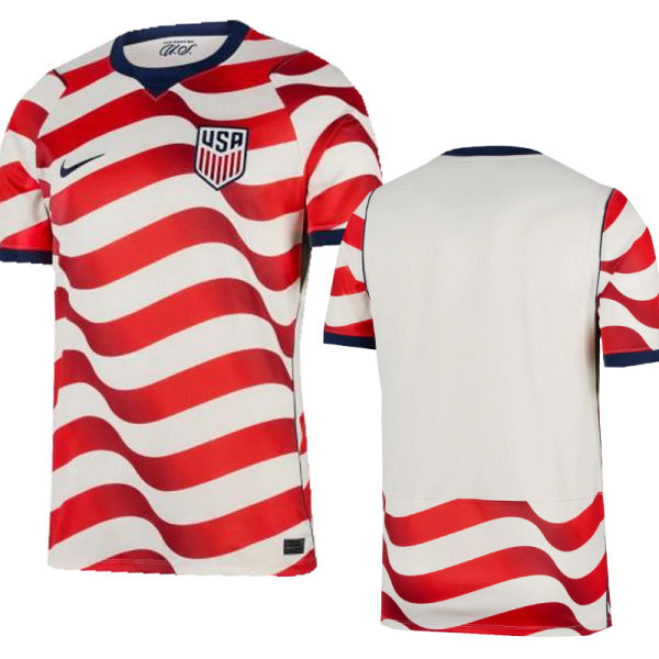 2026/27 U.S  Home Fans Soccer Jersey 胸前实心红条