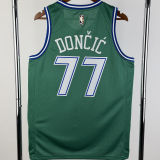 2026 Mavericks DONCIC #77 Green Retro NBA Jersey