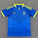 2026/27 Ukraine Away Blue Fans Soccer Jersey
