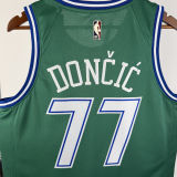 2026 Mavericks DONCIC #77 Green Retro NBA Jersey