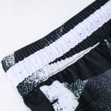 C2517 Jordan Casual Short Pants 黑白涂鸦
