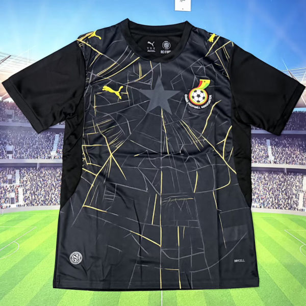 2026/27 Ghana Third Black Fans Soccer Jersey