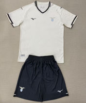 2025/26 Lazio Away White Kids Soccer Jersey