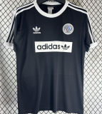 2026/27 AD Black Retro Style Fans Soccer Jersey 圆领