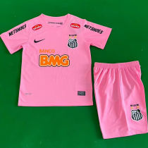 2012/13 Santos Pink Retro Kids Soccer Jersey
