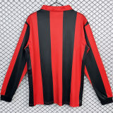 1983/1984 Frankfurt Home Red Retro Long Sleeve Soccer Jersey