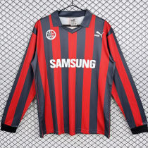 1991/1992 Frankfurt Home Red Retro Long Sleeve Soccer Jersey