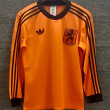 1980 NL Home Orange Retro Long Sleeve Jersey