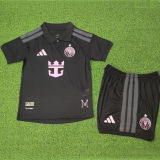2026/27 Inter Miami Away Black Player Version Kids Jersey 球员版童装  带星