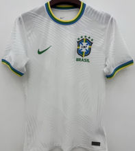 2026/27 Brazil White Retro Syle Fans Soccer Jersey
