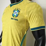 2026/27 Brazil Home Yellow Player Version Soccer Jersey