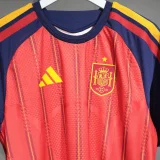2026/27 Spain Home Red Player Version Soccer Jersey