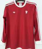 2026/27 M Utd Retro Syle Fans Long Sleeve Soccer Jersey