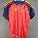 2026/27 Spain Home Red Player Version Soccer Jersey