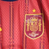 2026/27 Spain Home Red Player Version Soccer Jersey