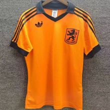 1980 NL Home Orange Retro Soccer Jersey
