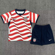 2026/27 U.S Home Red White Kids Soccer Jersey