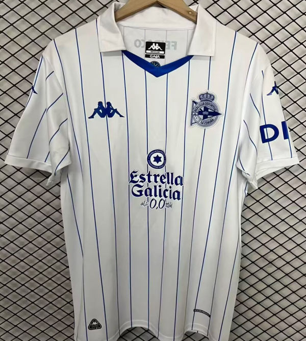2026/27 Deportivo La Coruna White Retro Style Soccer Jersey