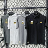 2026/27 Argentina Casual Quick Drying POLO T-Shirt    兰灰色