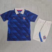 2026/27 France Home Blue Kids Soccer Jersey