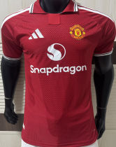 2026/27 M Utd Home Red Player Version Soccer Jersey