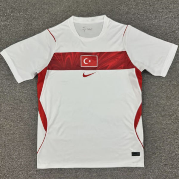 2026/27 Turkey Home White Fans Soccer Jersey
