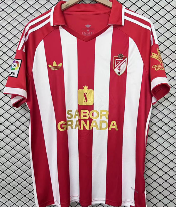 2026/27 Granada Red Retro Style Soccer Jersey