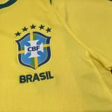 2026/27 Brazil 1:1 Quality Home Yellow Fans Soccer Jersey